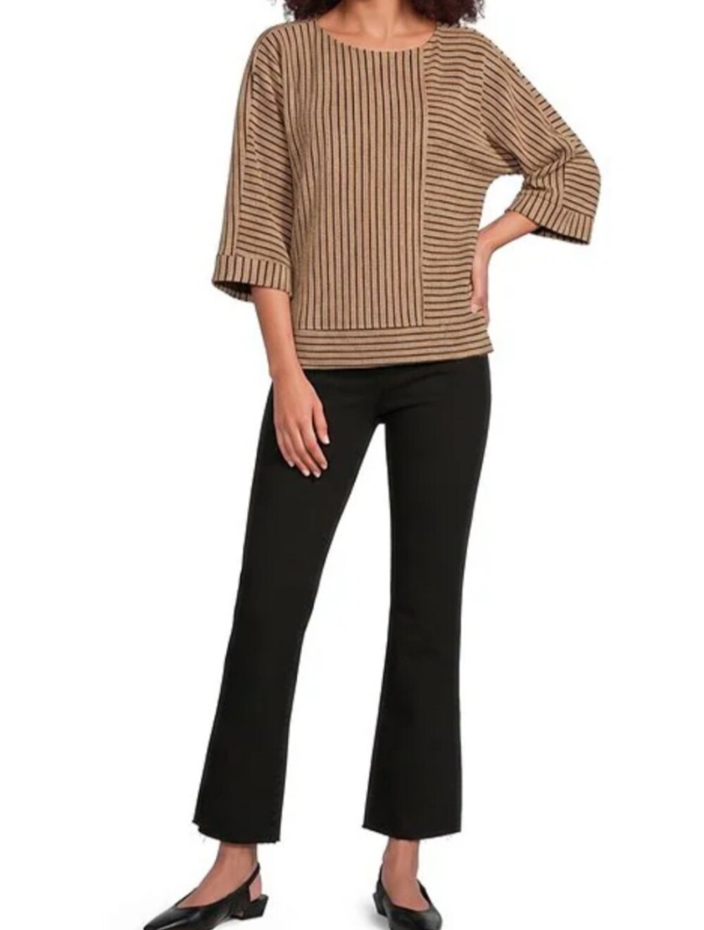 Kut from the Kloth Kelsey High Rise Ankle Flare Black Jeans Size 6